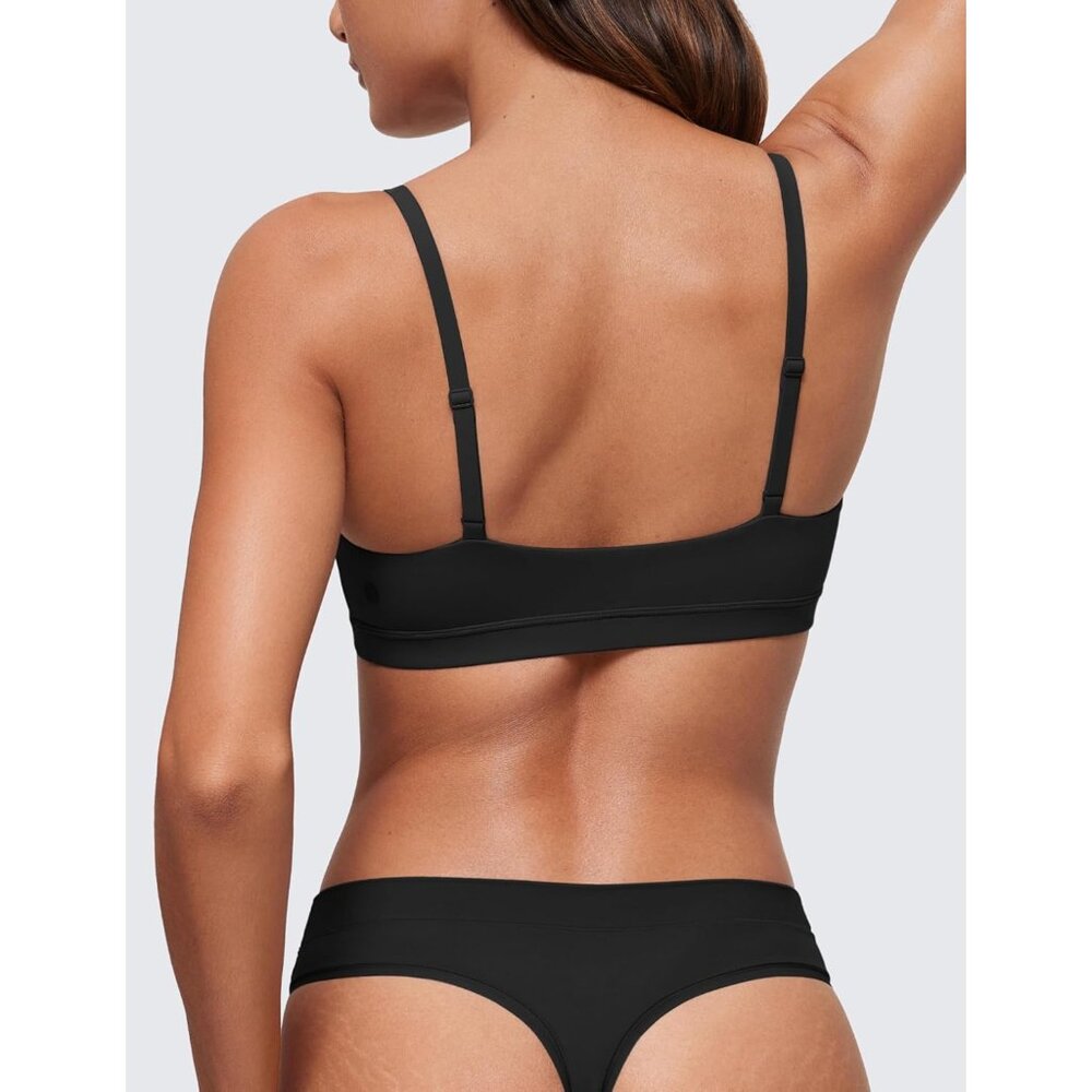 Softhold Double Lined Scoop Neck Bralette - Women… - image 2